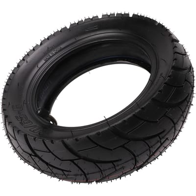 10 Inch Band en Binnenband Set Rubber Sterke Grip Anti Slip 8065?6 Elektrische Scooter Binnen Buiten black