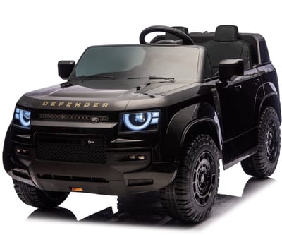 Land Rover Defender 24V 2 persoons kinderauto Zwart