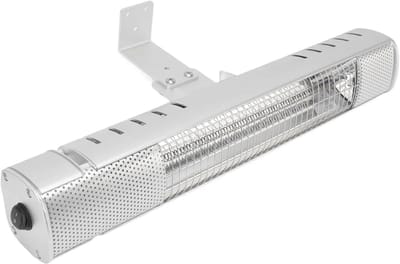 Elektrische Ruimteverwarmer - Buitenverwarming - Terras Verwarmen - Stofdicht Waterdicht - 1500W Vermogen - Zwart