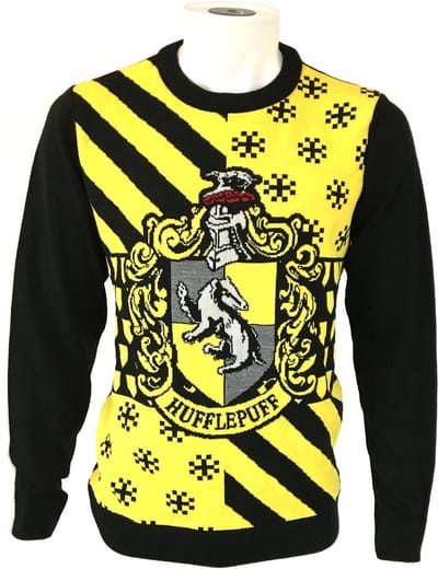 Harry Potter - Hufflepuff gebreide foute kerst trui