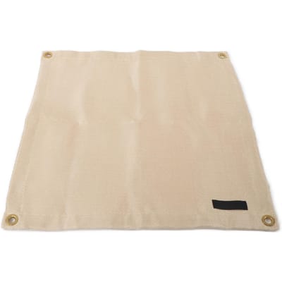 Vuurplaatsmat Hoge Temperatuurbestendigheid Brandwerende Pad voor Buiten Picknick BarbecueM beige