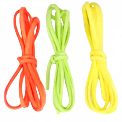 3 Stukken- Suede koord- 3 Kleuren- Oranje Groen Geel - Charme Bijoux
