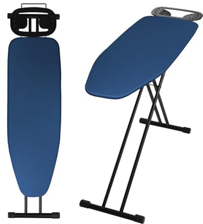 Inklapbare Strijkplank met Verstelbare Hoogte en Anti-slip Voetjes - 120 x 38 cm
