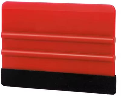 New Age Devi - Rakel Rood - Viltenrand - Scraper - Wrapping - Folie - Auto - Raam - Aanbrengspatel