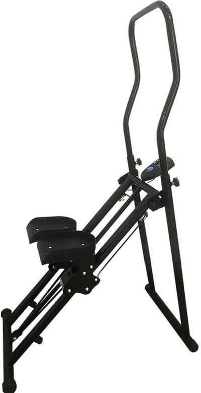 Verticale Klimmer - Stepper Machine - Full Body Workout - Gelede Stuur - 58x72.5x96cm - Zwart