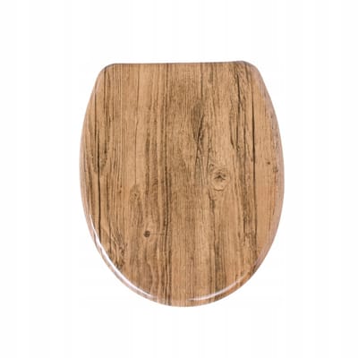 Namajunas - WC-brillen - Wc bril softclose - Toilet bril - Universele vorm WC Bril - Duroplast - Antibacterieel - Licht Hout Look - Met Deksel - RVS Bevestiging - Easy Clean - Snelle montage en demontage - Inclusief Bevestigingsmateriaal