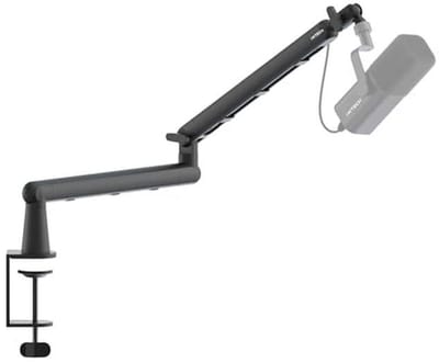 Verstelbare Microfoon Arm met Geïntegreerd Kabelbeheer en 360° Rotatie voor Streaming en Opname