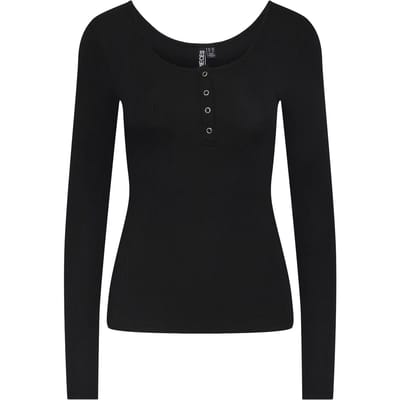 PIECES PCKITTE LS TOP NOOS BC Dames Top - Maat M