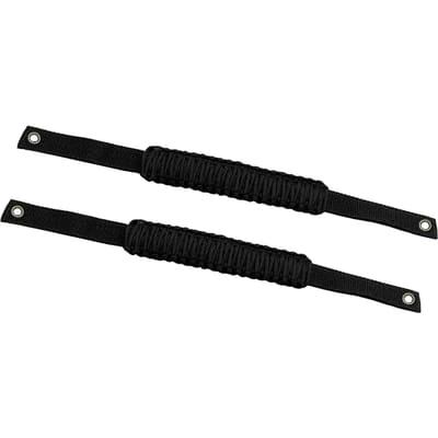 2 Pièces Poignées de Prise en Main en Paracorde pour Arceau de Voiture Remplacement pour Ford Bronco Wrangler noir