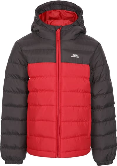 Trespass Kinder Winterjacke Oskar B Padded Jacket Red-7/8