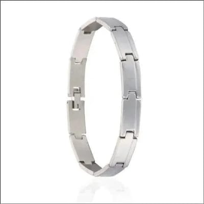 Aramat Jewels | Armbanden | Stoere Stalen Schakel Armband - 21cm Polsmaat | | | |10mm | Staal | Volwassenen | Verkleurd niet