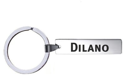 Sleutelhanger Met Naam - Dilano - RVS