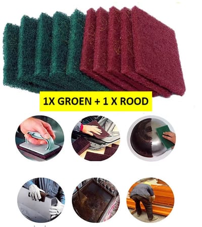 Actie4you® - Horlogeband Tool – Borstelspons - Polijst spons - Slijtvast 10x15CM - Weg met de beschadigingen - Horlogebandje Schoonmaken - De perfecte korrel om het borstel effect toe te passen – Universeel – Set 2 stuks