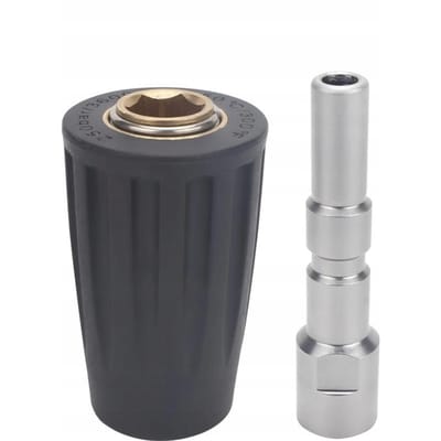 Rosfix Snelkoppeling Set - G1/4 Vrouwelijke Spuitmond - Messing/RVS 250 bar 150°C - Geschikt voor Nilfisk, Kränzle