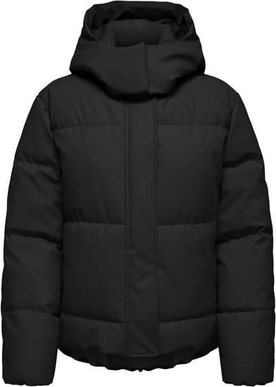 Only Jas Onlagnes Coated Puffer Jacket Otw 15365796 Black Dames Maat - XS