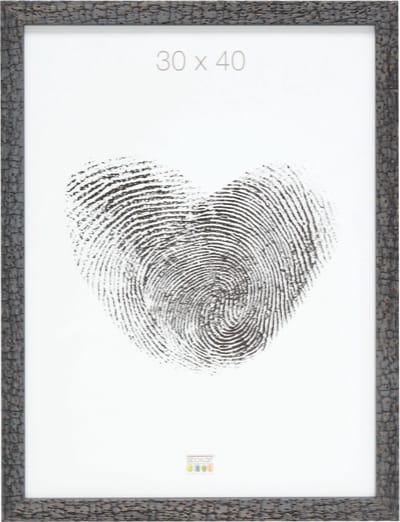 Deknudt Frames fotolijst S45RL7 - grijs - burned wood look - 30x40 cm