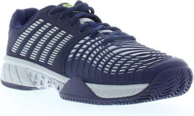 K-SWISS Tennisschoenen Express Light 3 Clay Peacoat/gray Violet/lime Green Mens 42