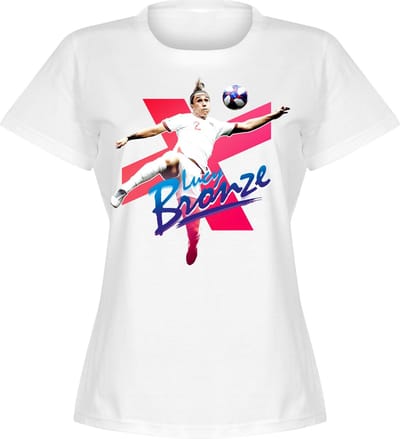 Lucy Bronze Dames T-Shirt - Wit - L