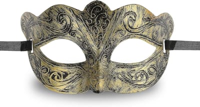 Vintage Venetiaanse Masker voor Mannen - Perfect voor Halloween, Carnaval en Feestjes - Elegante Cosplay Accessoire voor Maskerade en Mardi Gras