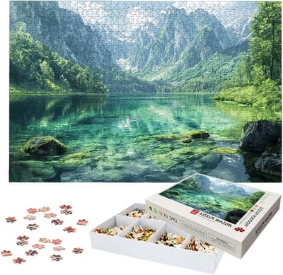 Houten Puzzel - Landschap Puzzel - Ontspanning Thuis - 3000 Stukjes - 122 x 81 cm - Meerkleurig