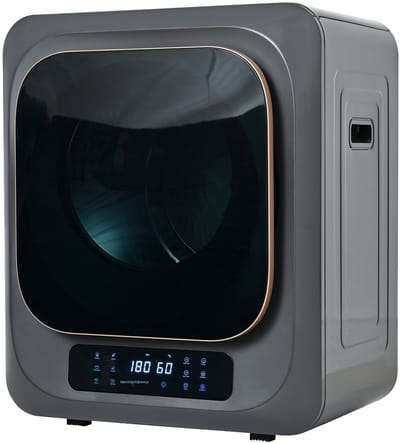 Wasdroger - Kleine Droger - Snel Drogen - UV Sterilisatie - 48x40x57.5 cm - Grijs
