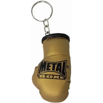 Mini handschoen sleutelhanger Metal Boxe