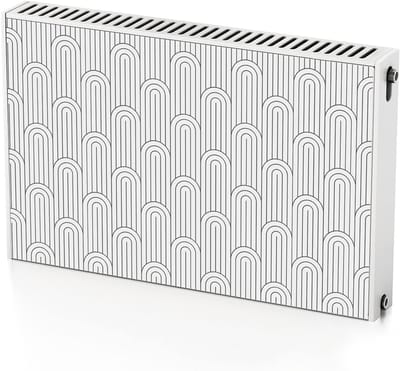 Radiator Magneetfolie - Afdekking Decoratie - Interieur Vernieuwen - Zelf Op Maat Te Knippen - 90x60 cm - Zwart