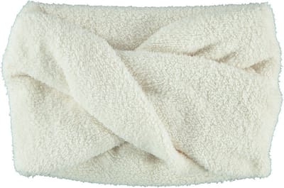 Sarlini - Hoofdband - Dames - Teddy - Polyester - wit