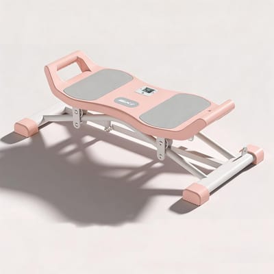 Ski Balanstrainer - Taille Twister - Full Body Training - Draagbaar en Compact - 10 Pond - Roze