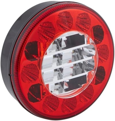Achterlicht LED - Achterlichtlamp - Voertuig Verlichting - ECE-getest - 122mm - Wit/Rood