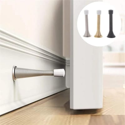 Deurstopper Muur - Vloerbeschermer - Deuren Beschermen - Strak Modieus Design - 85 cm - Goud