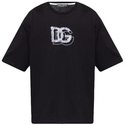 T-shirt Korte Mouw D&amp;G T-SHIRT G8OK4Z FU7EQ N0000 BLACK