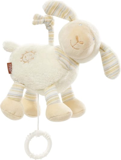 Zacht Muziekdoosje in Schaap Knuffel - Slaaphulp & Wiegenliedje voor Baby's