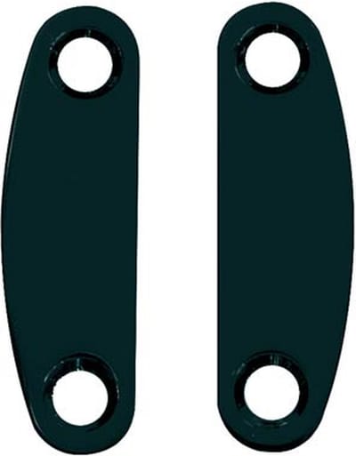 Boston NP-82-B Nekommantingsplaten - Set van 2, Zwart, 50,5x15,1 mm
