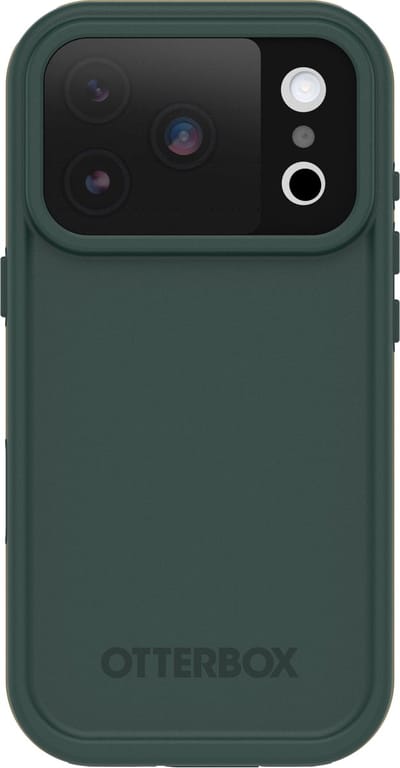 OtterBox Fre Hoesje Geschikt voor Apple iPhone 17 Pro | Compatibel met MagSafe / Qi2 | Full Protect Case | Waterdicht | IP68 | Duurzaam | Groen