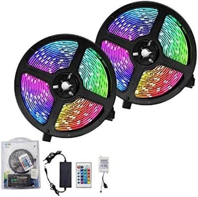 Ledstrip - Decoratieve verlichting - Ruimte verfraaien - 20 kleuren 8 modi - 10 meter - RGB