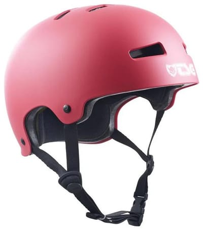 TSG Evolution Solid Color skateboard helm - Kleur: satin gentle red - Maat: S/M
