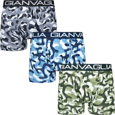 Gianvaglia Heren Boxershorts Katoen 5055 - 3-pak maat XXL