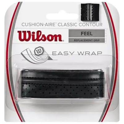 Wilson Cushion-Aire Classic Contour Tennis / Padel Basisgrip Zwart