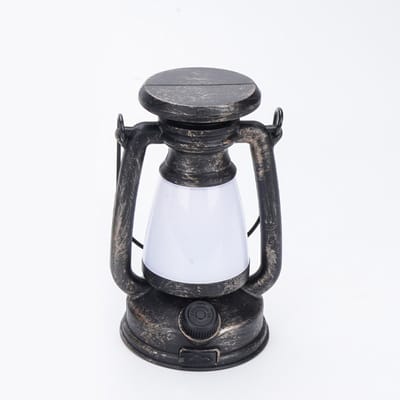 Oplaadbare decoratieve sfeerverlichting, retro lantaarn, LED-tafellamp, outdoor camping barlamp, tafellamp, lantaarn, woondecoratie - brons
