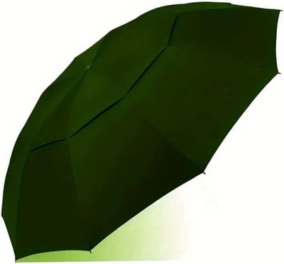 Livano Moderne Golf Paraplu - Stormparaplu - Opvouwbaar - Windproof - Stormproef - UV Bescherming - Umbrella - Draagbaar - Groen