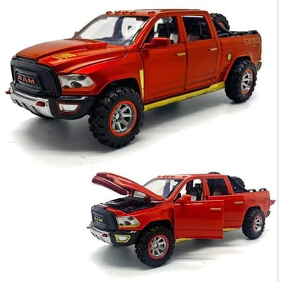1:32 Ram Trx Pick-up Simulatie Legering Auto Model Nieuw Metaal Auto Model Geluid En Licht Terugtrekken Kind Jongen Speelgoed Auto Cadeaus E103