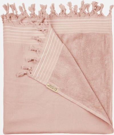 Walra Hamamdoek Remade Cotton Poeder Roze, 90x180 cm - Duurzaam en Zacht