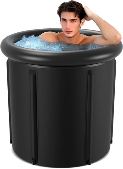 Opvouwbare IJsbad 80x80 cm – Draagbaar koud bad, sportief herstel