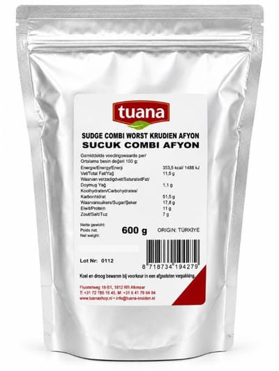 Tuana Kruiden - Worst Kruidenmix Kayseri- Sucuk Baharati - KZZ012