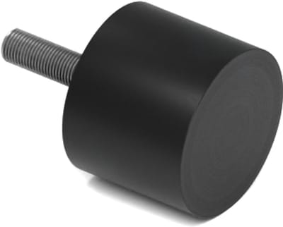 Rubbermagazijn - Trillingsvoet - Type D - 25x20mm - M6 - Set 10 stuks