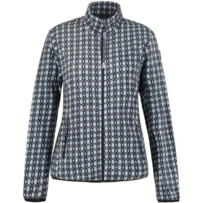 LUHTA AUTTOINEN Dames Outdoorvest - Zwart l.blauw - Maat S