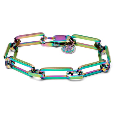 Cedric Amager Regenboog Kabelarmband