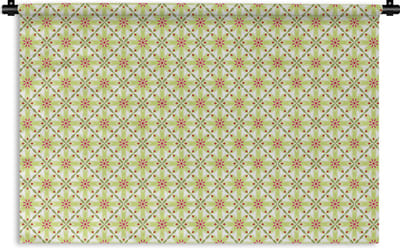 Wandkleed - Wanddoek - Bohemian - Patronen - Bloemen - 180x120 cm - Wandtapijt