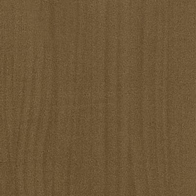 Boekenkast- Boekenkast Massief Grenen Hout 3 Vakken 40 x 30 x 71,5 cm Ruimteverdeler & Opbergrek voor Woonkamer en Kantoor – Compact Room Divider in Honingbruin – abtkantoor